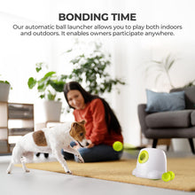 Load image into Gallery viewer, ALL FOR PAWS Automatic Ball Launcher for Dogs Interactive Puppy Pet Ball Indoor Thrower Fetch Machine, 3 Balls Included (2 inch) for Small to Medium Sized Dogs