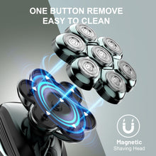 Load image into Gallery viewer, Head Shavers for Bald Men: 5-in-1 Electric Razor - IPX7 Waterproof Shaving Grooming Kit for Balder - Turbo Speed & Precision Blades