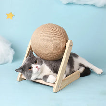 Load image into Gallery viewer, Cat Scratching Ball Toy Kitten Sisal Rope Ball Board Grinding Paws Toys Cats Scratcher Wear-resistant Pet Furniture supplies