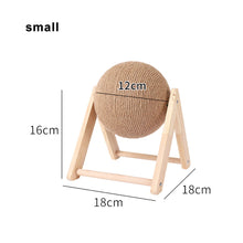 Load image into Gallery viewer, Cat Scratching Ball Toy Kitten Sisal Rope Ball Board Grinding Paws Toys Cats Scratcher Wear-resistant Pet Furniture supplies