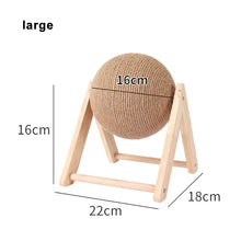 Load image into Gallery viewer, Cat Scratching Ball Toy Kitten Sisal Rope Ball Board Grinding Paws Toys Cats Scratcher Wear-resistant Pet Furniture supplies