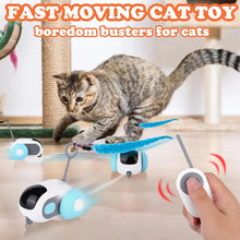 Load image into Gallery viewer, Smart Cat Toy 2 Modes Automatic Moving Remote Controlled Toy Car for Cats Dogs Interactive Playing Kitten Training Pet Supplies