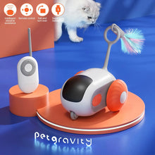 Load image into Gallery viewer, Smart Cat Toy 2 Modes Automatic Moving Remote Controlled Toy Car for Cats Dogs Interactive Playing Kitten Training Pet Supplies
