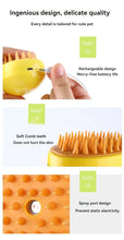 Load image into Gallery viewer, New 3 in 1 Pet Brush Cat Steam Brush Comb Dog Brush Electric Spray Cat Hair Brushes Massage Pet Grooming Hair Removal Combs 