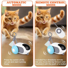 Load image into Gallery viewer, Smart Cat Toy 2 Modes Automatic Moving Remote Controlled Toy Car for Cats Dogs Interactive Playing Kitten Training Pet Supplies