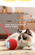 Load image into Gallery viewer, New Cat Interactive Ball Toy Automatic Rolling Ball Faux Tail Rechargeable Smart Pet Electric Toy Dog Cat Training Imitate Mouse