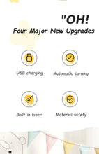 Load image into Gallery viewer, New Cat Interactive Ball Toy Automatic Rolling Ball Faux Tail Rechargeable Smart Pet Electric Toy Dog Cat Training Imitate Mouse