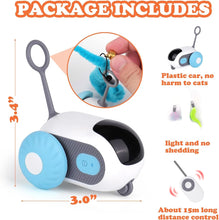 Load image into Gallery viewer, Smart Cat Toy 2 Modes Automatic Moving Remote Controlled Toy Car for Cats Dogs Interactive Playing Kitten Training Pet Supplies