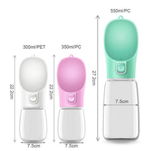 Load image into Gallery viewer, 350/550ml Portable Big Dog Water Bottle For Small Medium Dogs Cat
