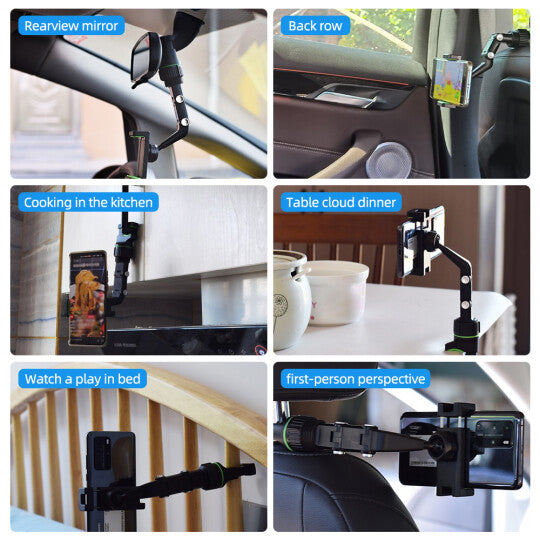 Multifunctional Rearview Mirror Phone Holder FREE USA delivery