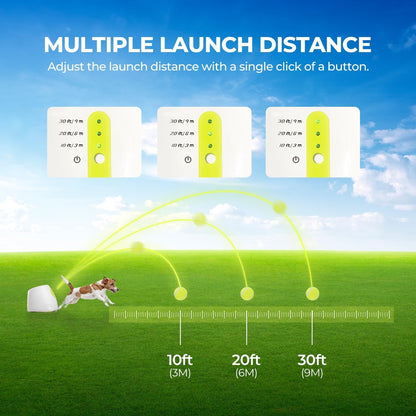 ALL FOR PAWS Automatic Ball Launcher for Dogs Interactive Puppy Pet Ball Indoor Thrower Fetch Machine, 3 Balls Included (2 inch) for Small to Medium Sized Dogs