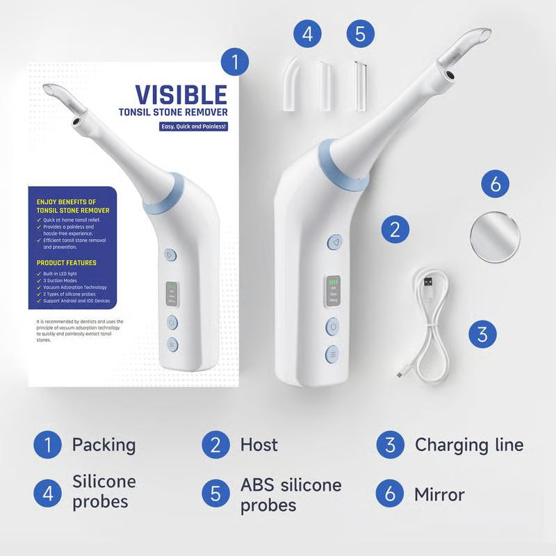 Vacuum Tonsil Stone Extractor
