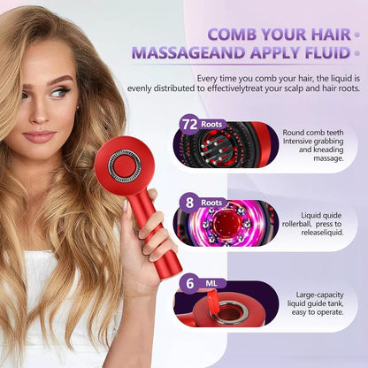 KoakiTM 3 in 1 Scalp Massager Hair Growth Hair Oil Applicator,Electric Head Massager