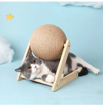 Load image into Gallery viewer, Cat Scratching Ball Toy Kitten Sisal Rope Ball Board Grinding Paws Toys Cats Scratcher Wear-resistant Pet Furniture supplies
