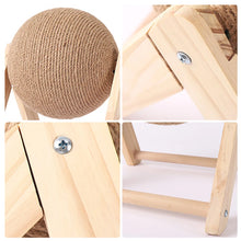 Load image into Gallery viewer, Cat Scratching Ball Toy Kitten Sisal Rope Ball Board Grinding Paws Toys Cats Scratcher Wear-resistant Pet Furniture supplies
