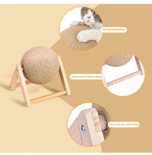 Load image into Gallery viewer, Cat Scratching Ball Toy Kitten Sisal Rope Ball Board Grinding Paws Toys Cats Scratcher Wear-resistant Pet Furniture supplies
