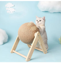 Load image into Gallery viewer, Cat Scratching Ball Toy Kitten Sisal Rope Ball Board Grinding Paws Toys Cats Scratcher Wear-resistant Pet Furniture supplies
