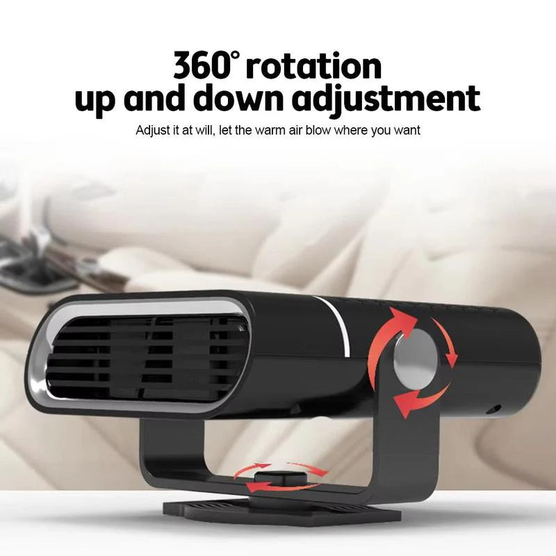 12V 150W Portable Electric Car Heater Heating Fan Defogger Defroster Demister C1