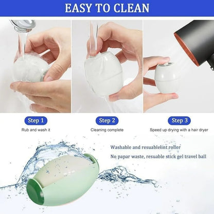 Washable Lint Clothes  Remover Roller Portable Pet Hair Remover