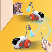 Load image into Gallery viewer, Smart Cat Toy 2 Modes Automatic Moving Remote Controlled Toy Car for Cats Dogs Interactive Playing Kitten Training Pet Supplies
