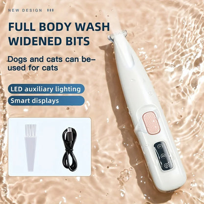 USB Charging Dog Paw Trimmer with LED Light Waterproof (Copy)