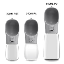 Load image into Gallery viewer, 350/550ml Portable Big Dog Water Bottle For Small Medium Dogs Cat
