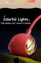 Load image into Gallery viewer, New Cat Interactive Ball Toy Automatic Rolling Ball Faux Tail Rechargeable Smart Pet Electric Toy Dog Cat Training Imitate Mouse
