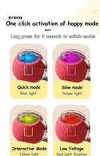 Load image into Gallery viewer, New Cat Interactive Ball Toy Automatic Rolling Ball Faux Tail Rechargeable Smart Pet Electric Toy Dog Cat Training Imitate Mouse
