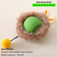 Load image into Gallery viewer, New Cat Interactive Ball Toy Automatic Rolling Ball Faux Tail Rechargeable Smart Pet Electric Toy Dog Cat Training Imitate Mouse

