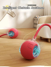 Load image into Gallery viewer, New Cat Interactive Ball Toy Automatic Rolling Ball Faux Tail Rechargeable Smart Pet Electric Toy Dog Cat Training Imitate Mouse

