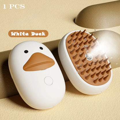 Cat&Dog Steamy Brush for Massage and Pet Grooming 3 in 1