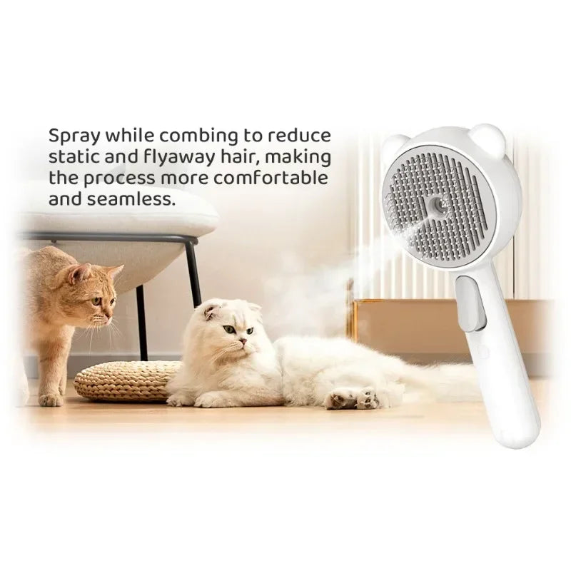 Cute Bear Duck Pet Steam Brush Pet Cleaning Electric Foamer Multiple Combination USB Rechargeable Pet Supplies