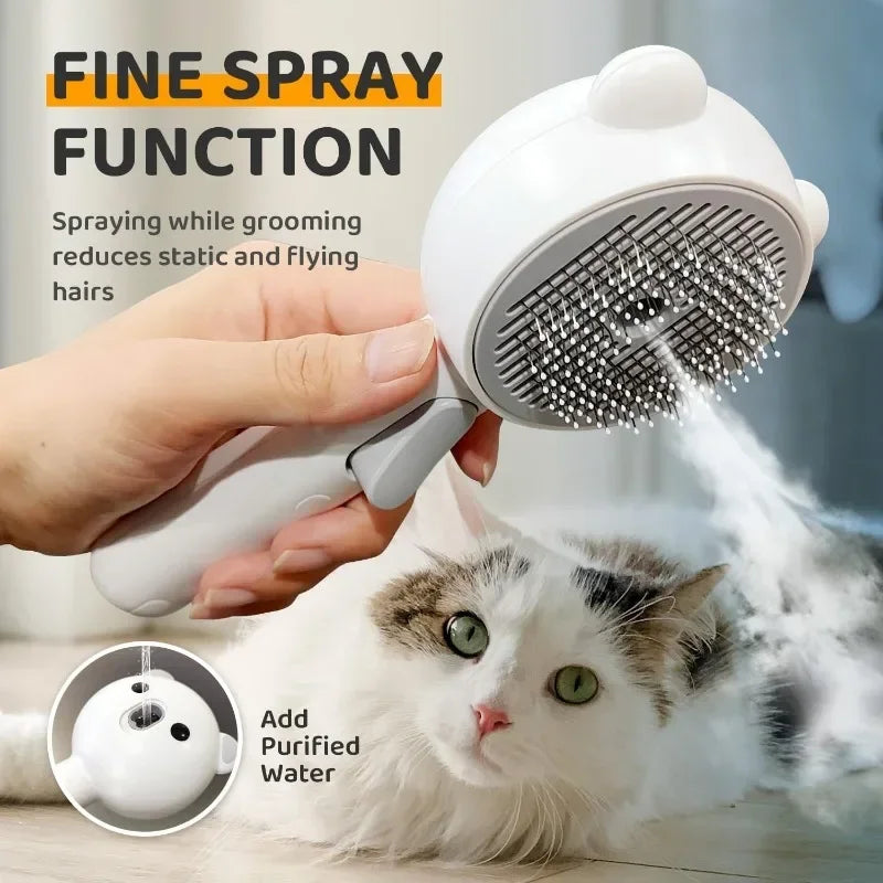 Cute Bear Duck Pet Steam Brush Pet Cleaning Electric Foamer Multiple Combination USB Rechargeable Pet Supplies
