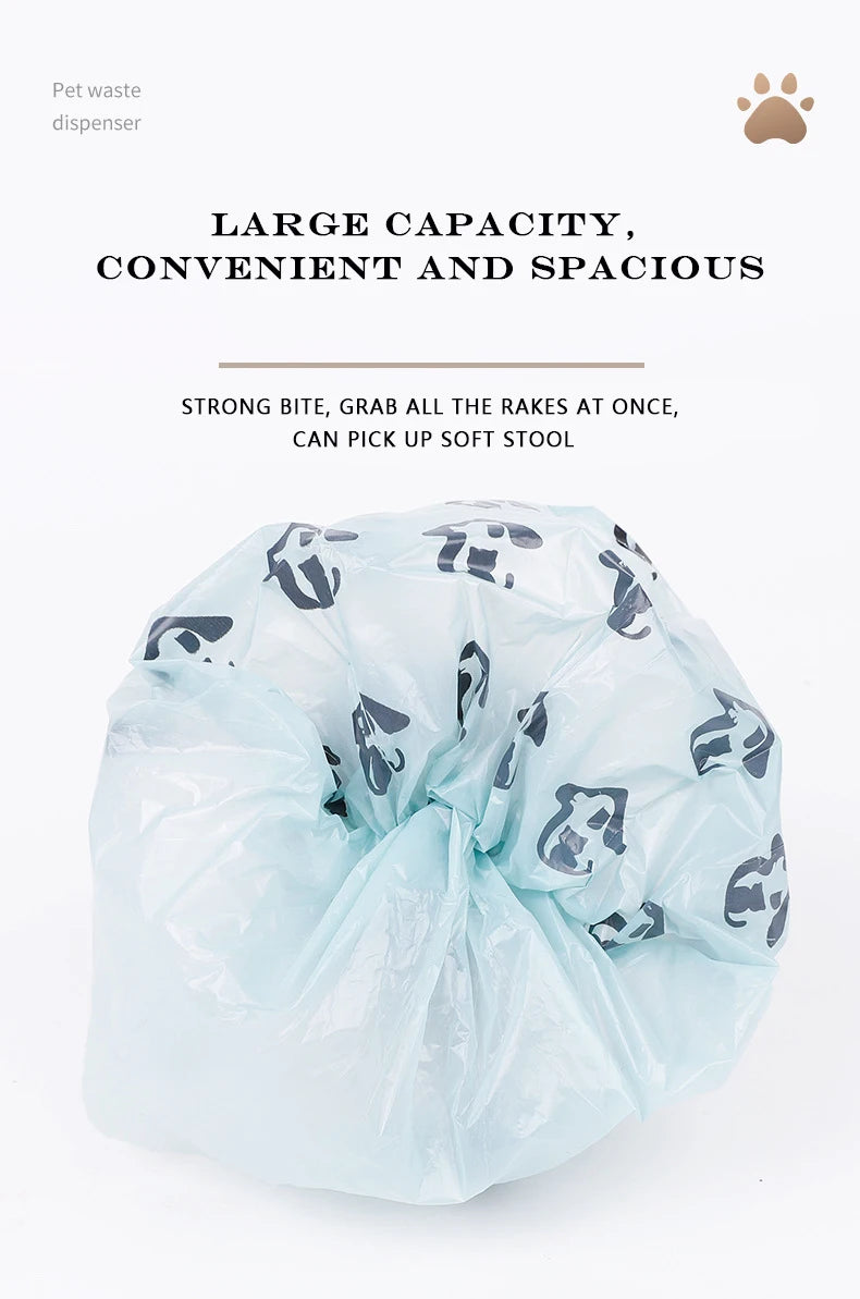 Dog Pooper Scooper Garbage Bag Cat Dispenser Waste Pick-up Cleaner