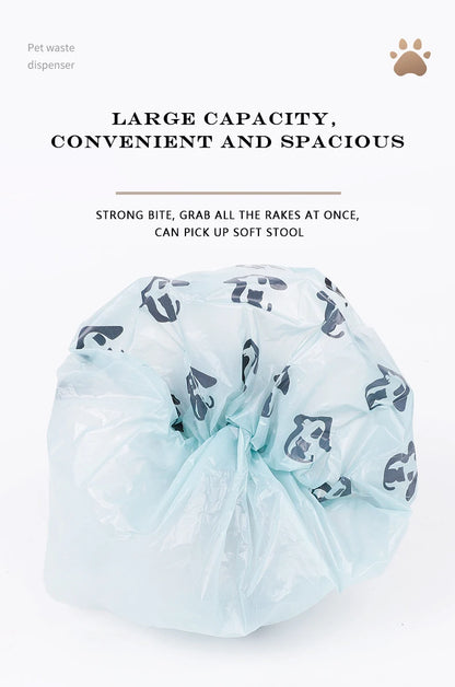 Dog Pooper Scooper Garbage Bag Cat Dispenser Waste Pick-up Cleaner