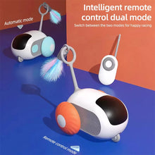 Load image into Gallery viewer, Smart Cat Toy 2 Modes Automatic Moving Remote Controlled Toy Car for Cats Dogs Interactive Playing Kitten Training Pet Supplies
