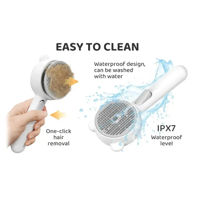 Cute Bear Duck Pet Steam Brush Pet Cleaning Electric Foamer Multiple Combination USB Rechargeable Pet Supplies