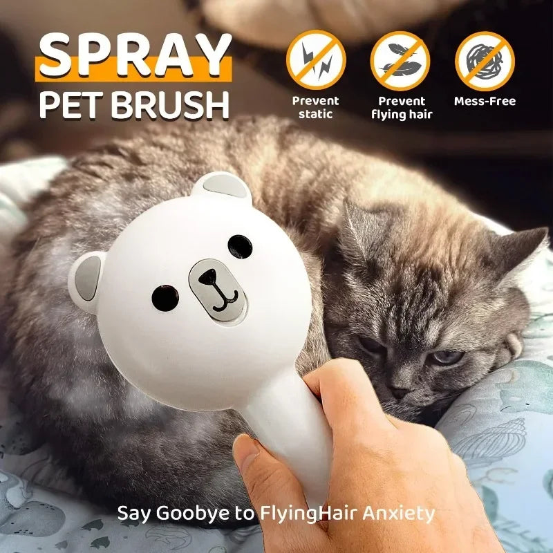 Cute Bear Duck Pet Steam Brush Pet Cleaning Electric Foamer Multiple Combination USB Rechargeable Pet Supplies