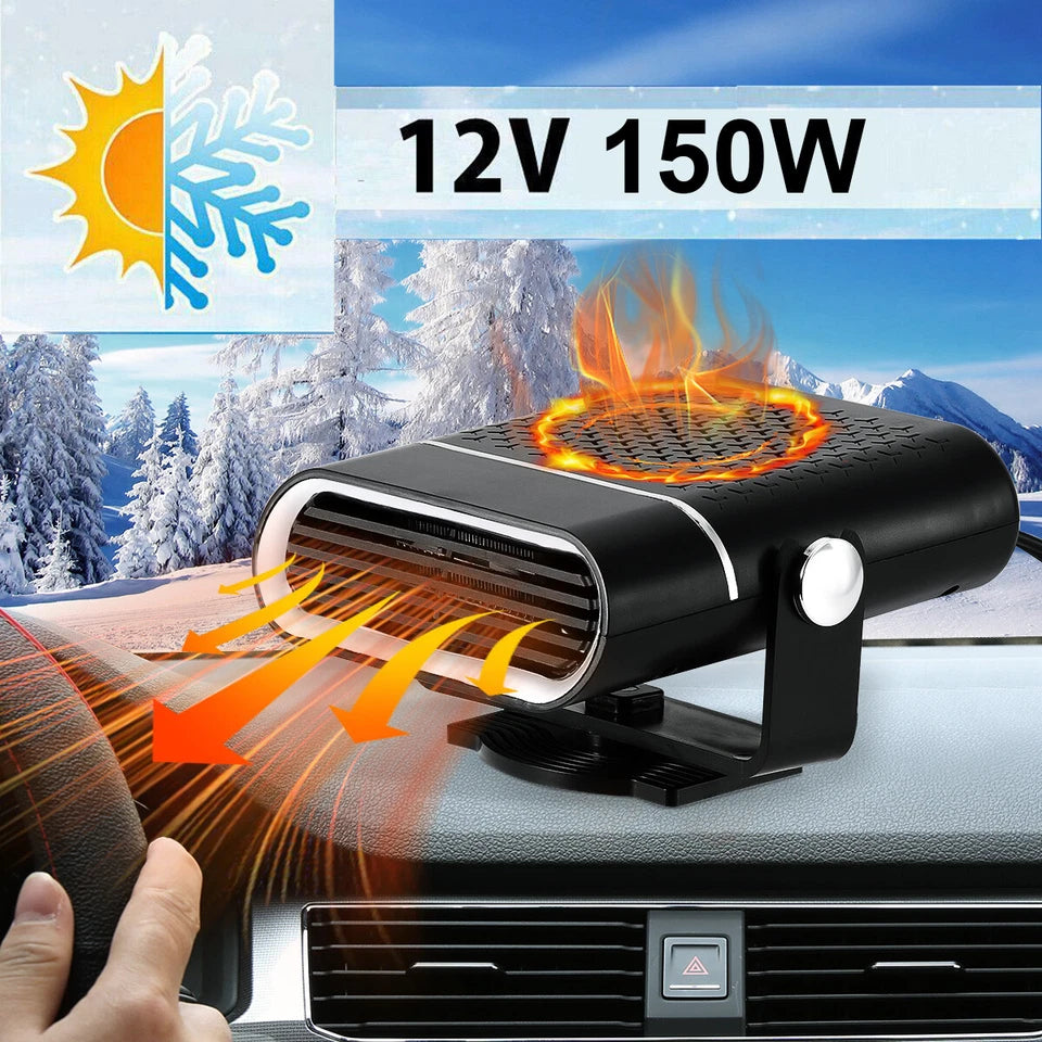 12V 150W Portable Electric Car Heater Heating Fan Defogger Defroster Demister C1