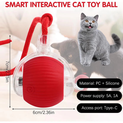 Interactive Pet Soothing Toy Ball USB