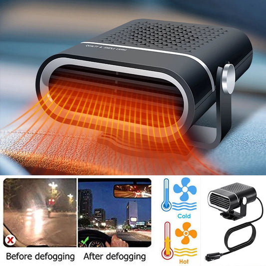 12V 150W Portable Electric Car Heater Heating Fan Defogger Defroster Demister C1