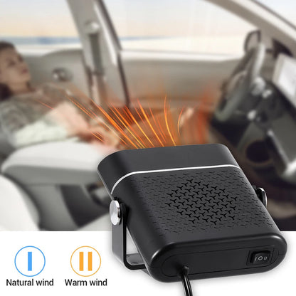 12V 150W Portable Electric Car Heater Heating Fan Defogger Defroster Demister C1