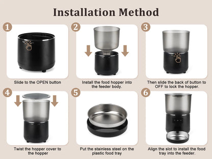 Automatic Cat Feeder Timed Cat Feeder with APP Control Dog Food Dispenser