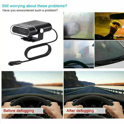 Car Heater KoakiTM 12V 150W Portable Electric  Heating Fan Defogger Defroster Demister