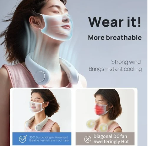 2022 New Portable Neck Fan