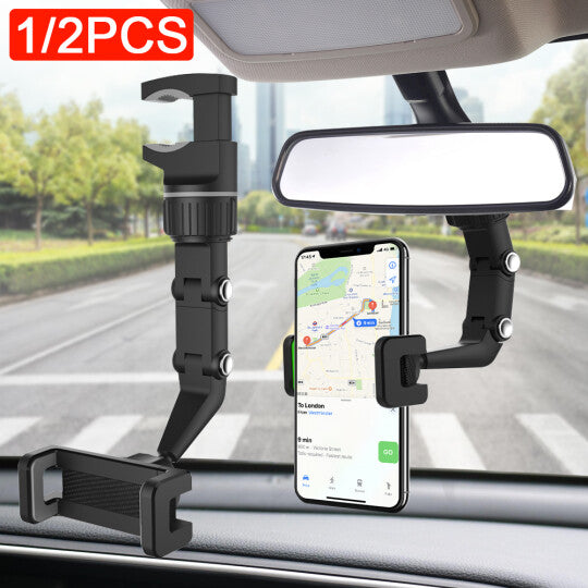 Multifunctional Rearview Mirror Phone Holder FREE USA delivery