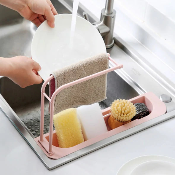 (BUY 2 GET 1 ) Telescopic Sink Storage Rack