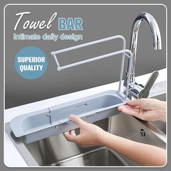 (BUY 2 GET 1 ) Telescopic Sink Storage Rack