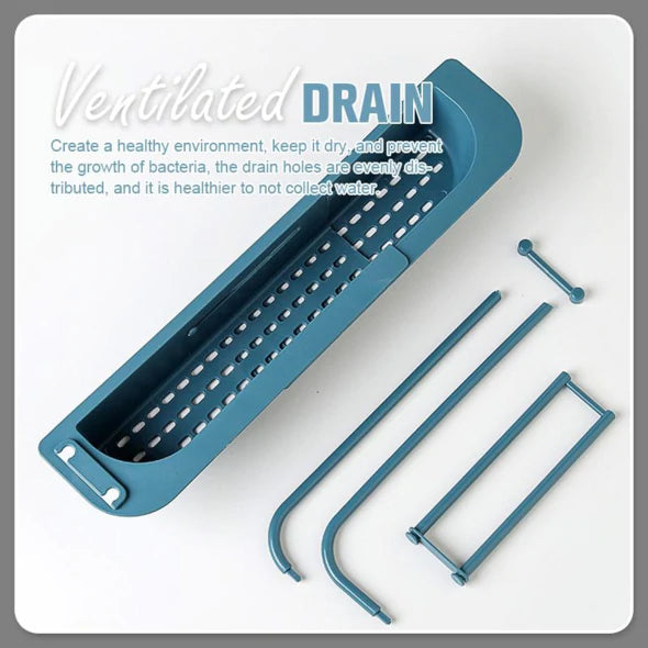 (BUY 2 GET 1 ) Telescopic Sink Storage Rack