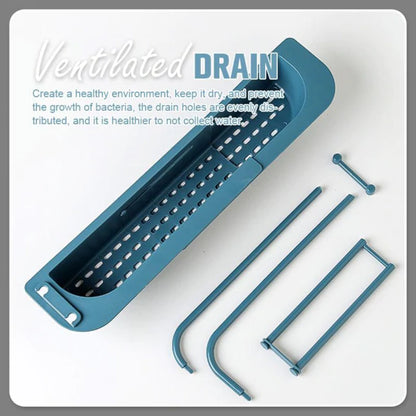 (BUY 2 GET 1 ) Telescopic Sink Storage Rack